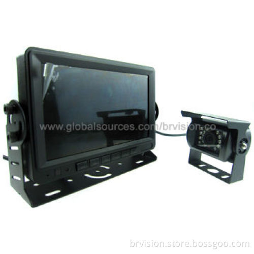 7.0-inch Rearview Systems, Include Two-video Input Monitors and Color CCD/CMOS Camera